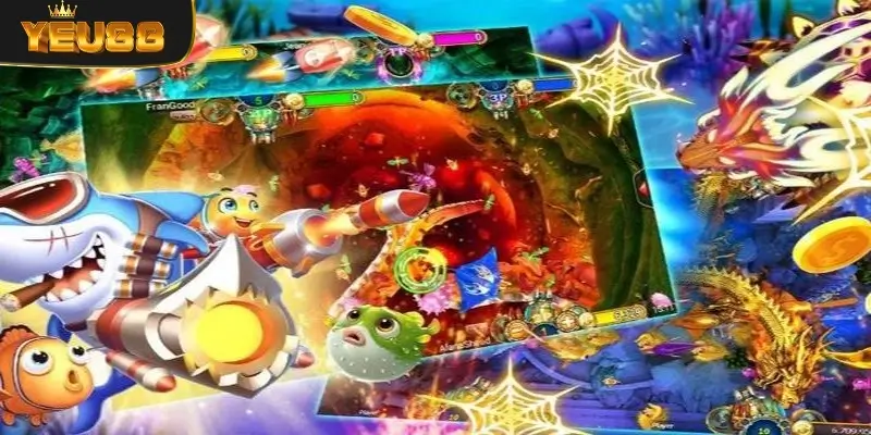 sảnh game với cấp độ phong phú
